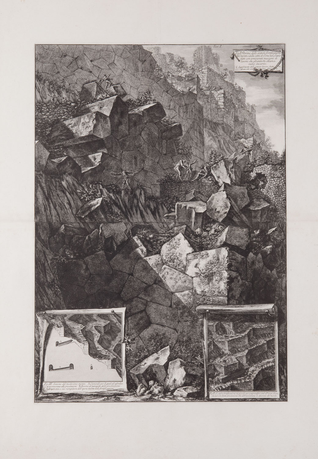 Rovine delle antiche fortificazioni, Giovanni Battista Piranesi