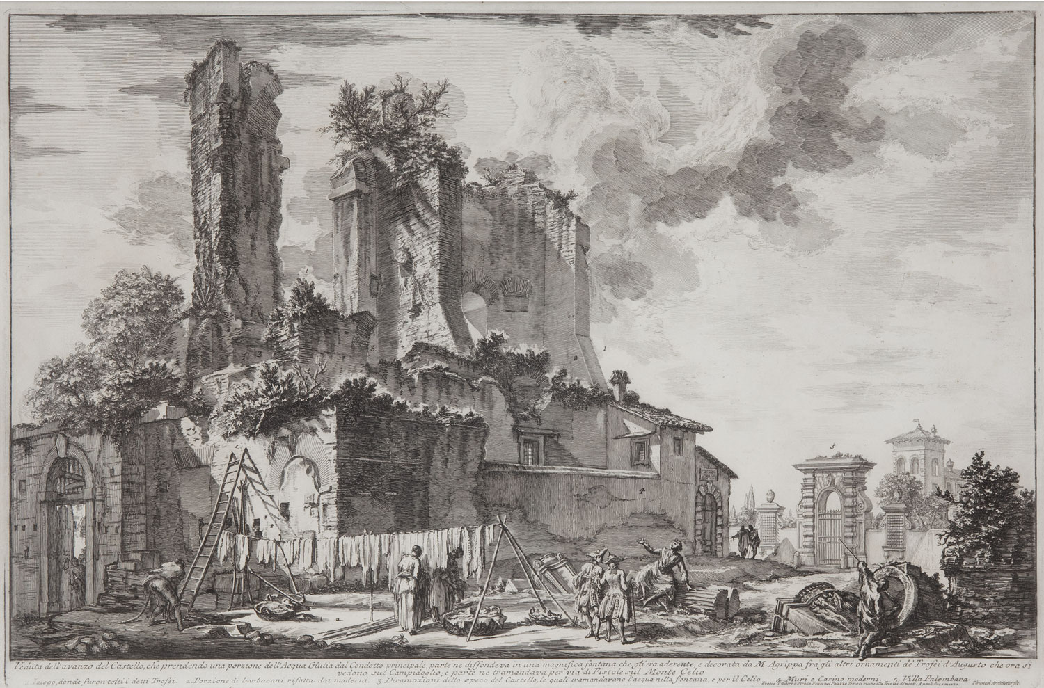 Veduta dell’avanzo del castello, Giovanni Battista Piranesi