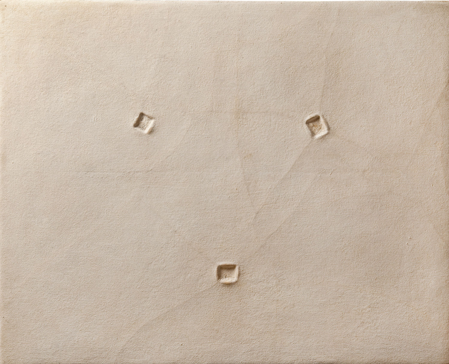 Tres marcas sobre blanco, Antoni Tàpies