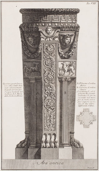 Ara antica, Giovanni Battista Piranesi