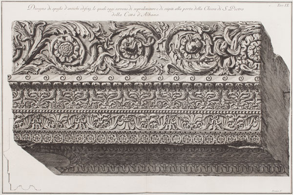 Disegno di spoglie d'antichi edifizi, Giovanni Battista Piranesi