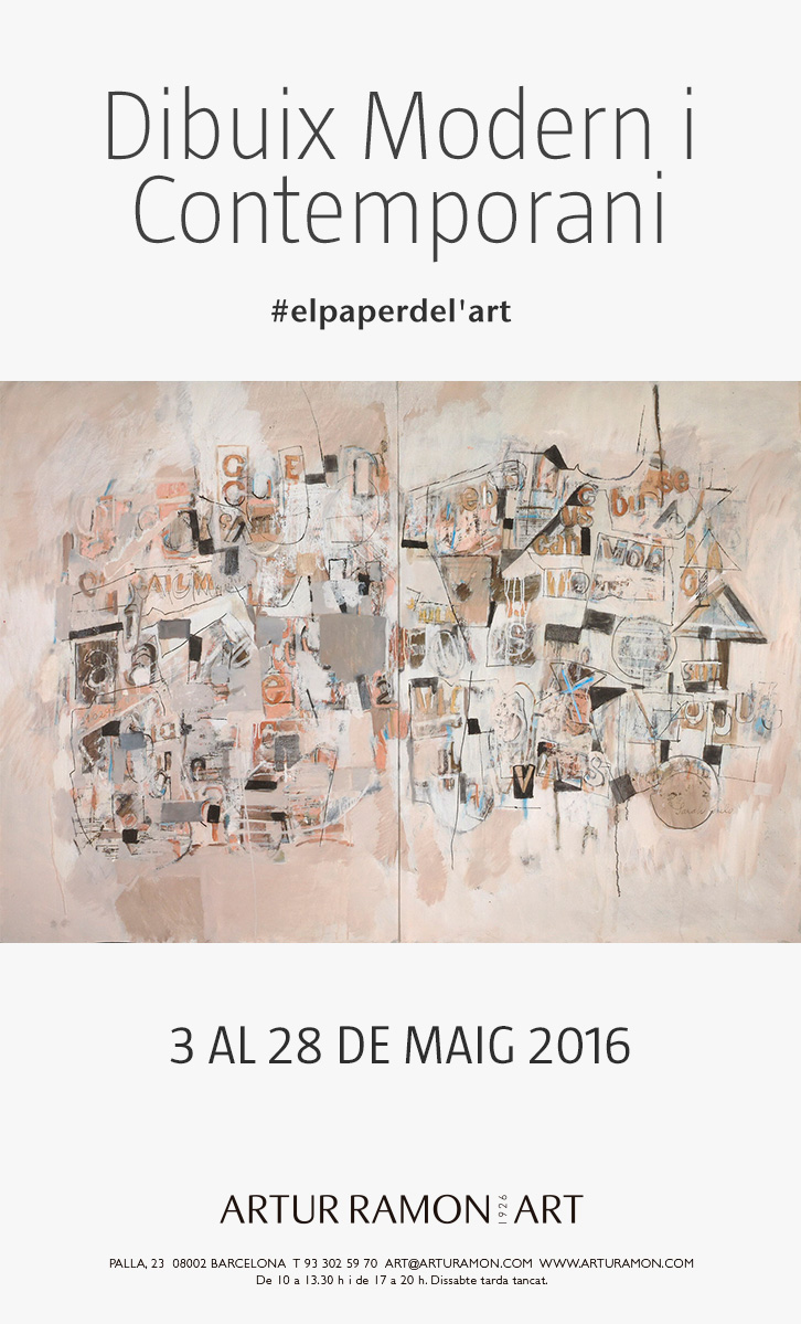 Dibujo Moderno y Contemporáneo, 3 - 28 mayo 2016