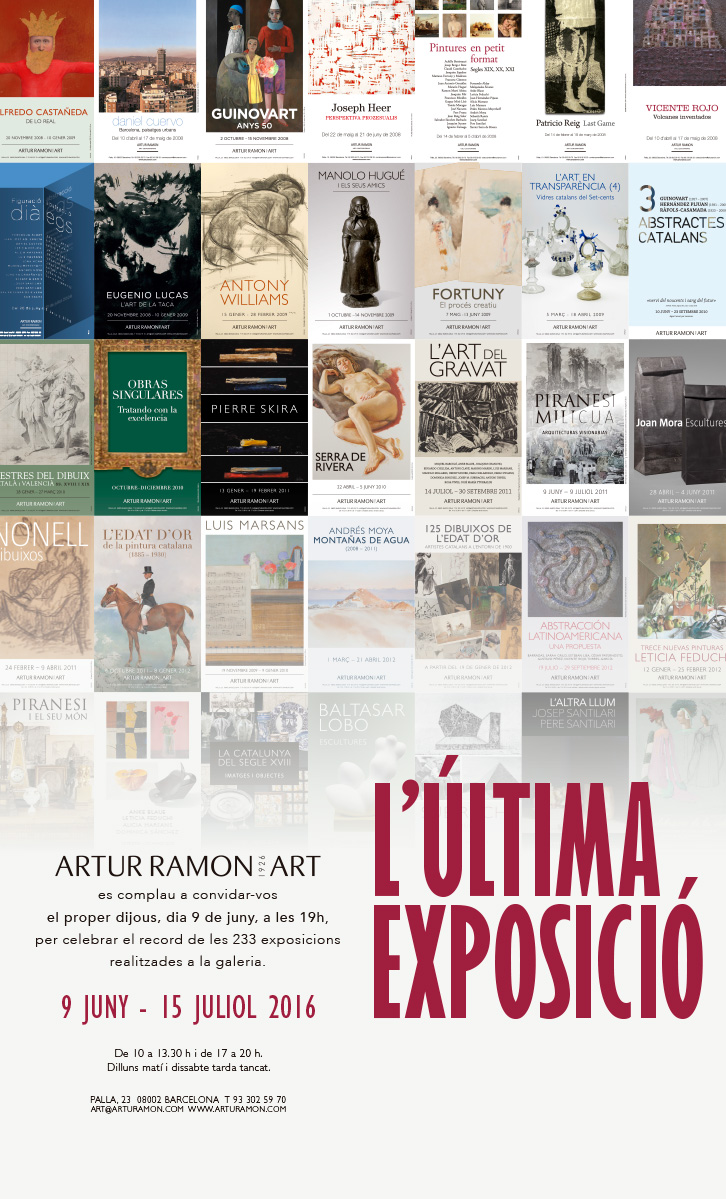 La ultima exposición, 9 junio - 15 julio 2016