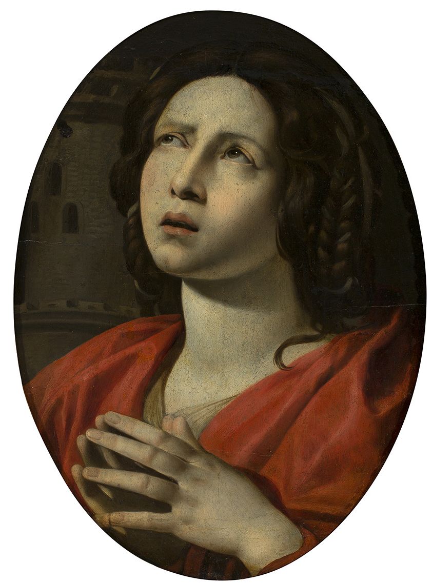 Santa Bárbara, Giovanni Battista Caracciolo, dicho Battistello