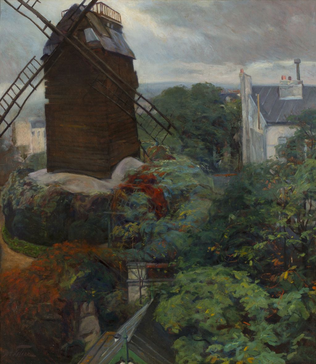 The Moulin de la Galette from the painter’s studio, Manuel Feliu de Lemus
