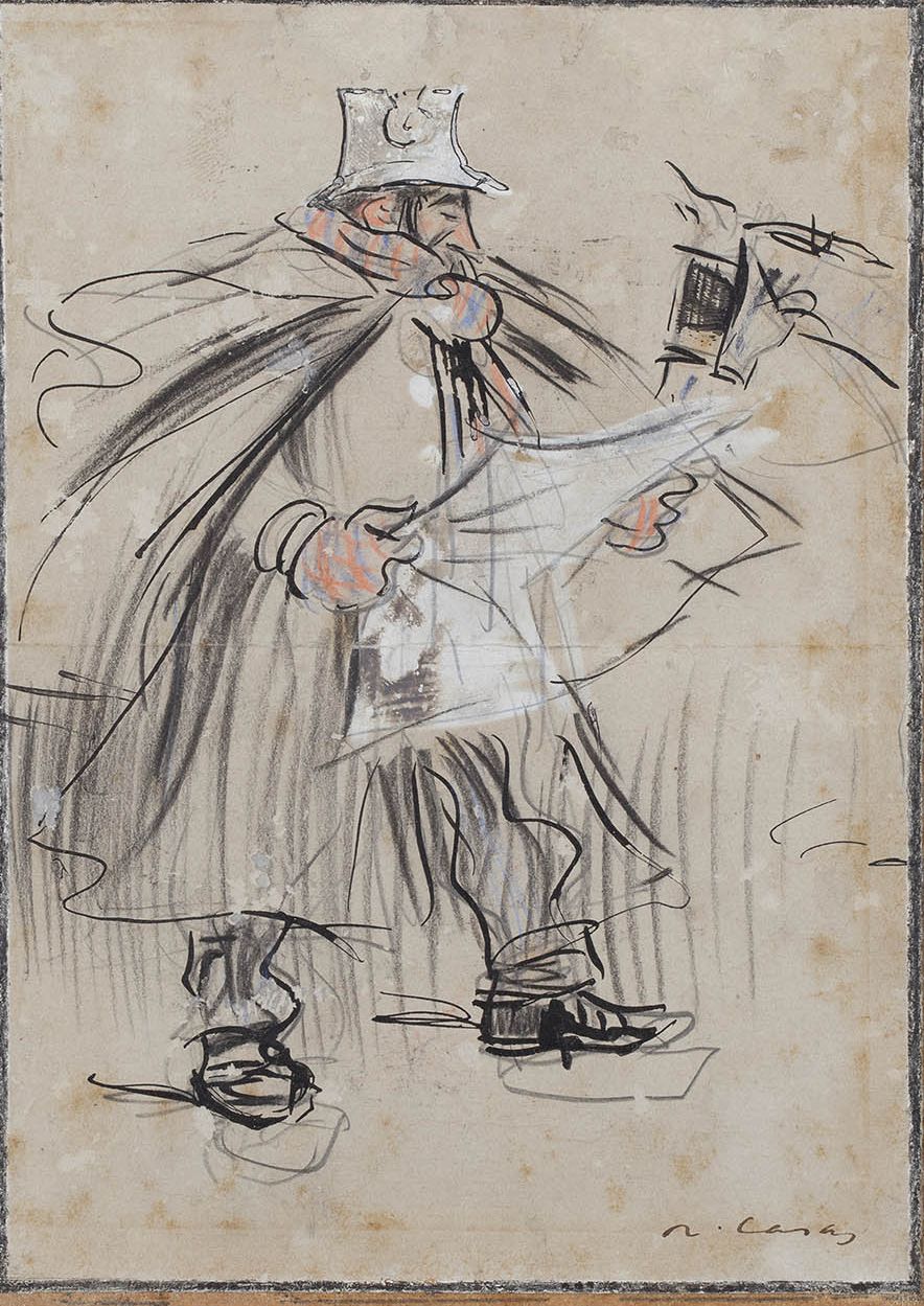 Ramon Casas, Llegint