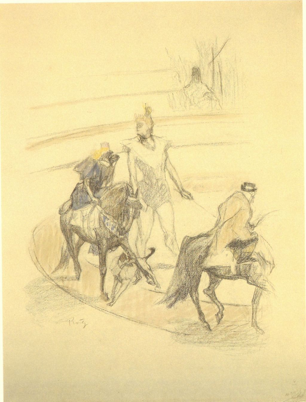 Horses and monkeys tamer, Pau Roig