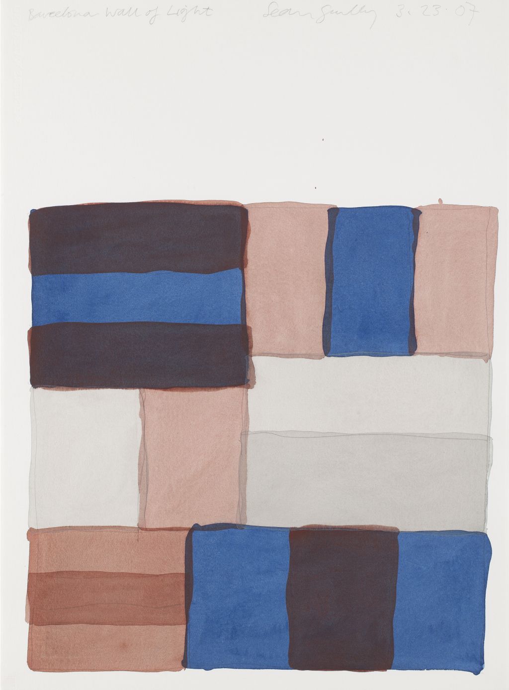 Barcelona. Wall of Light, Sean Scully