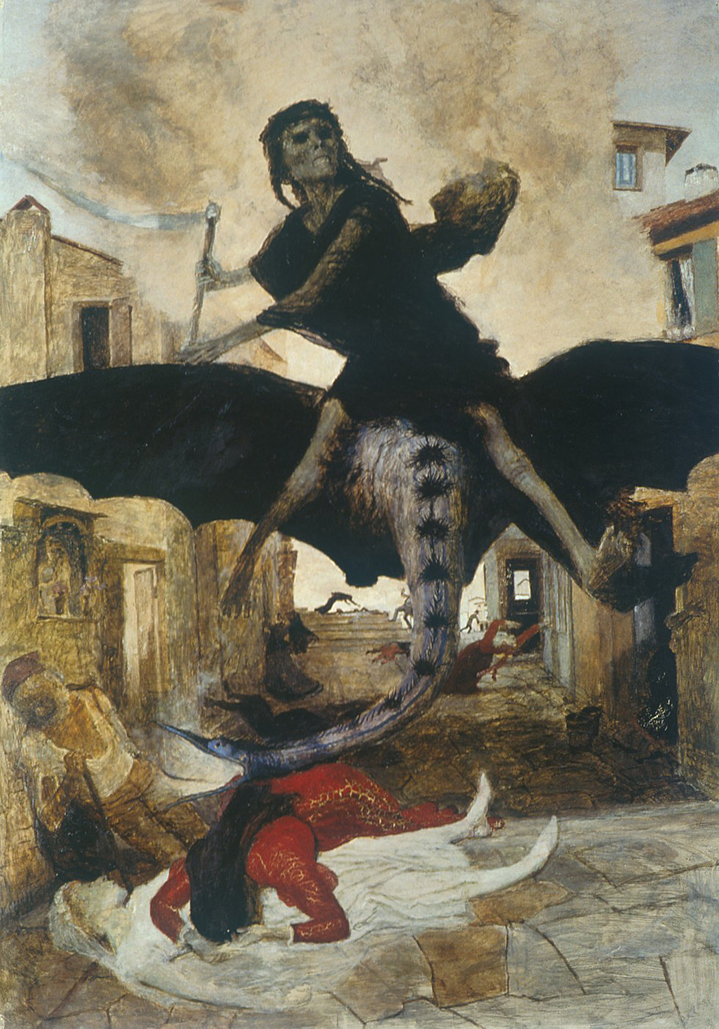 Avui parlem de ‘La Peste’, obra d’Arnold Böcklin, exposada al Museu de Basilea