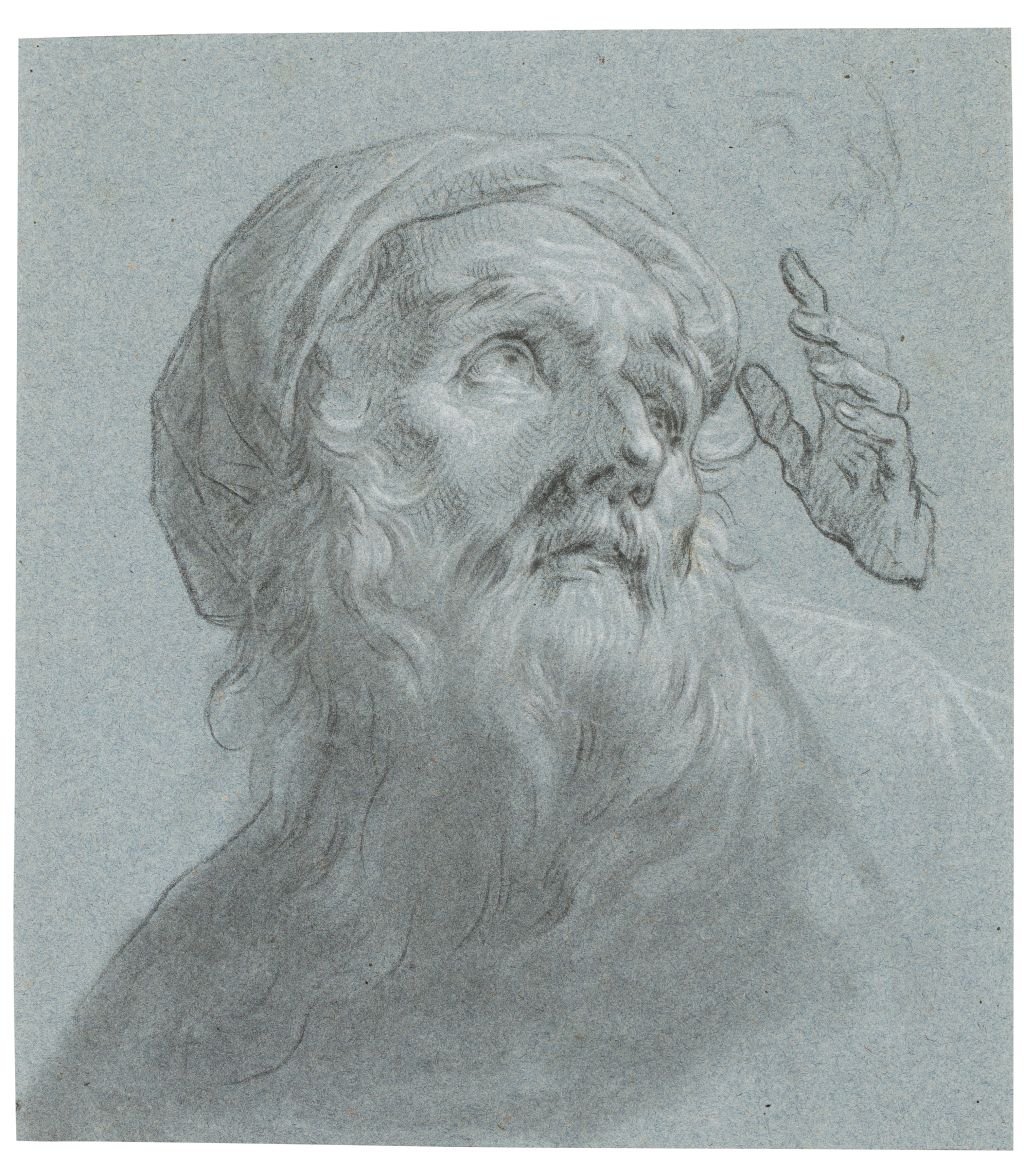 Estudi per a rostre i mans de sant Joaquim, Zacarías González Velázquez