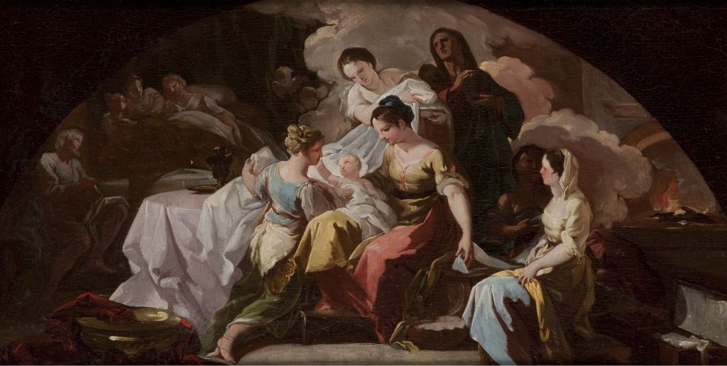 Naixement de La Verge, Antonio González Velázquez 