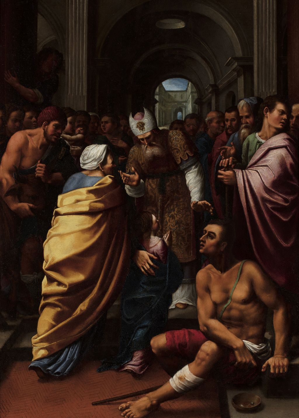 Presentation of Mary in the temple, Carlo Saraceni