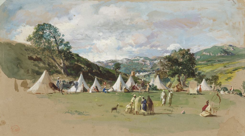 Campamento a Tanger, Mariano Fortuny